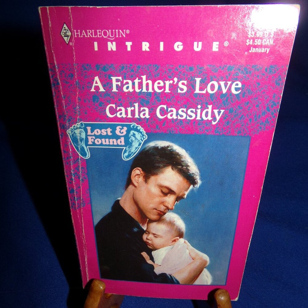Vintage Harlequin Intrigue - A Father's Love by Carla Cassidy - Paperback Book